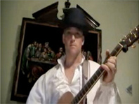 Blake and his guitar